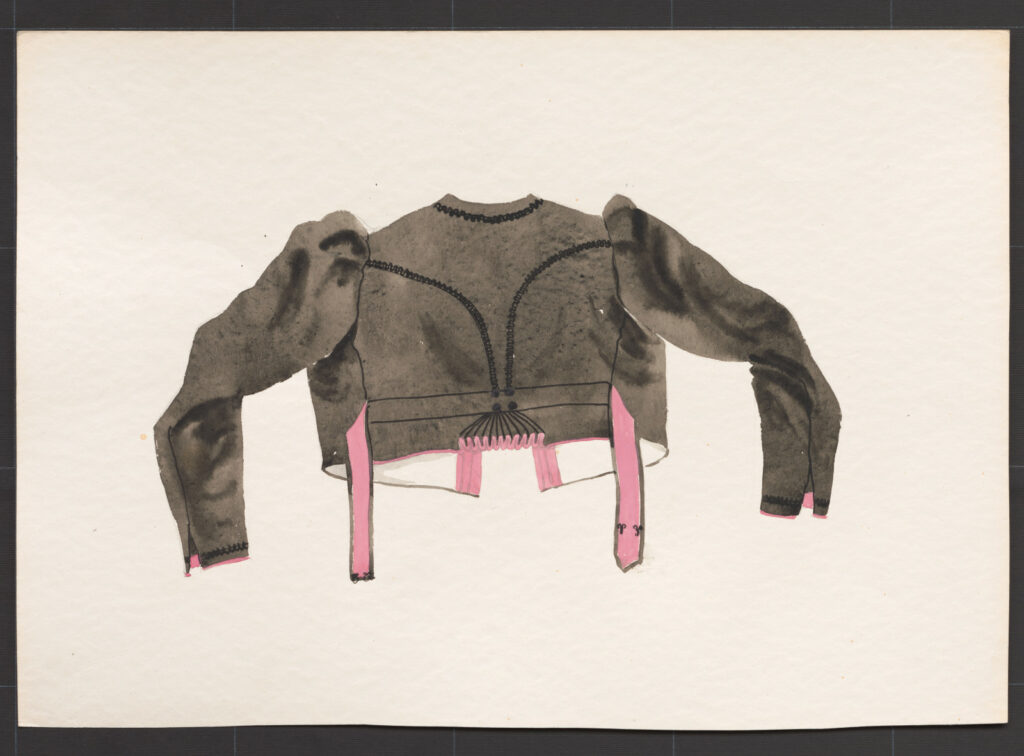 Kresba – kabátik ženský