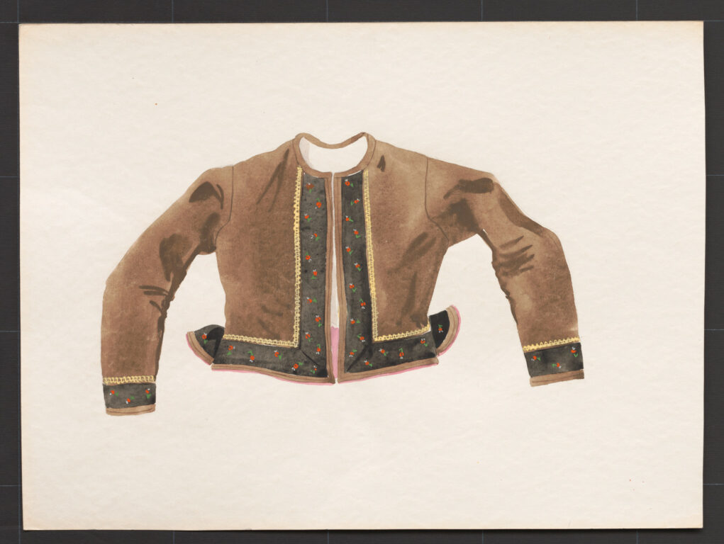 Kresba – kabátik ženský zimný