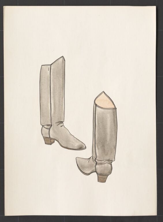 Kresba – čižmy ženské