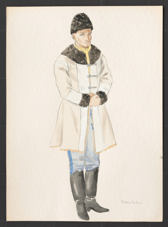 Kresba – odev mužský zimný