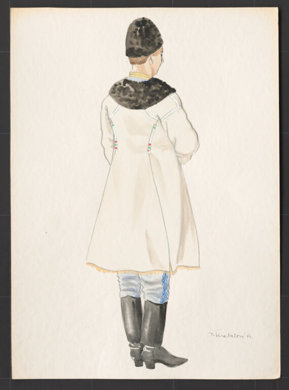 Kresba – odev mužský zimný