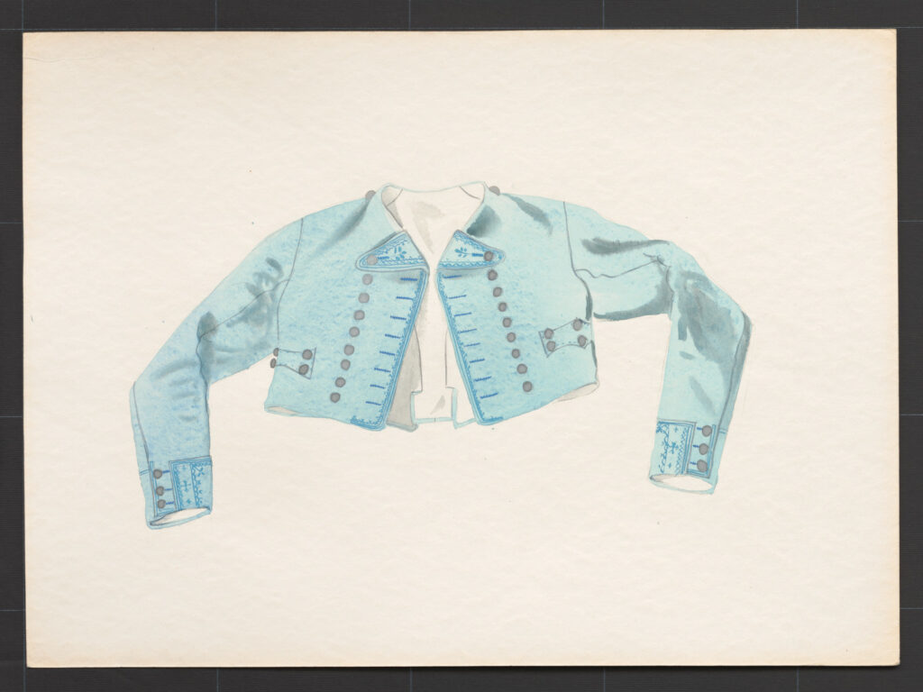 Kresba – kabátik mužský