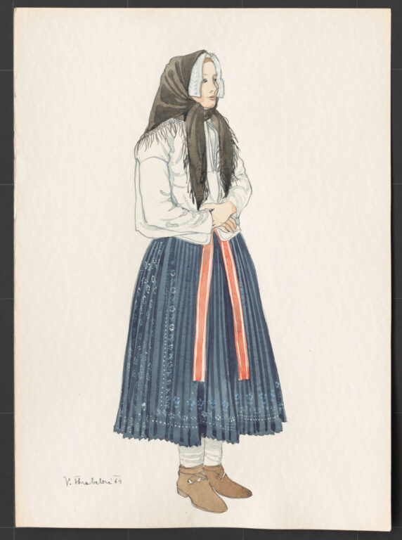 Kresba – odev ženský