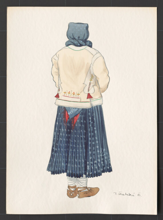 Kresba – odev ženský zimný