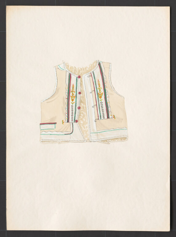 Kresba – kožuštek ženský