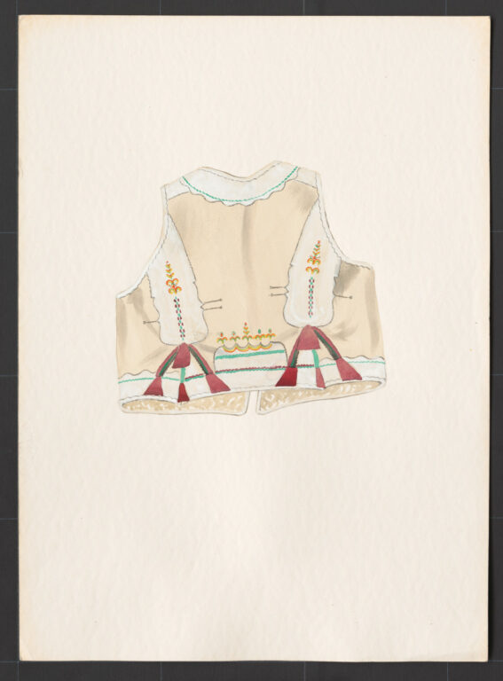 Kresba – kožuštek ženský