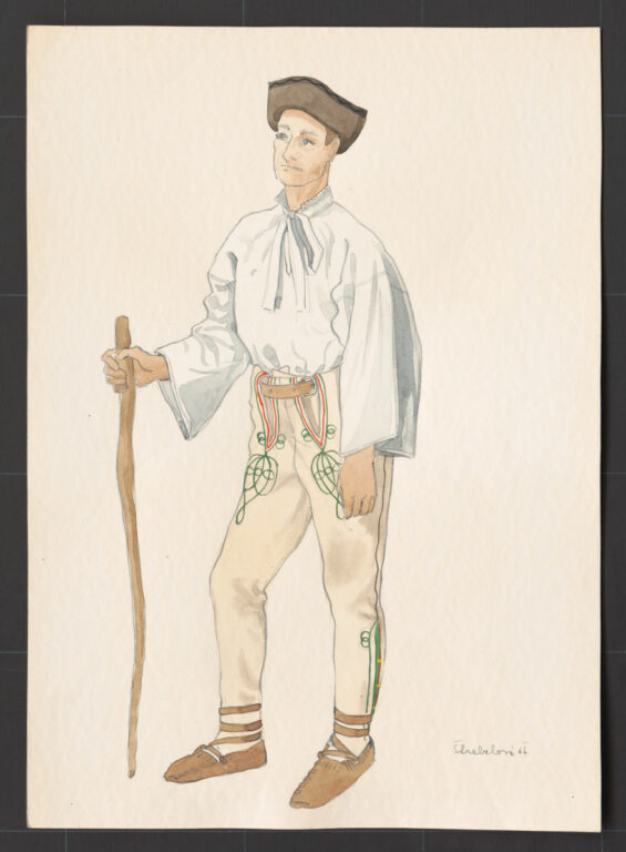 Kresba – odev mužský pracovný