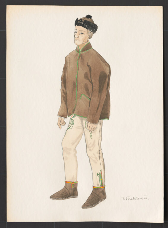 Kresba – odev mužský pracovný