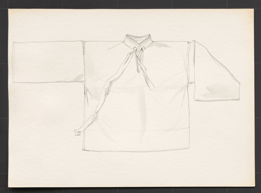 Kresba – košeľa mužská