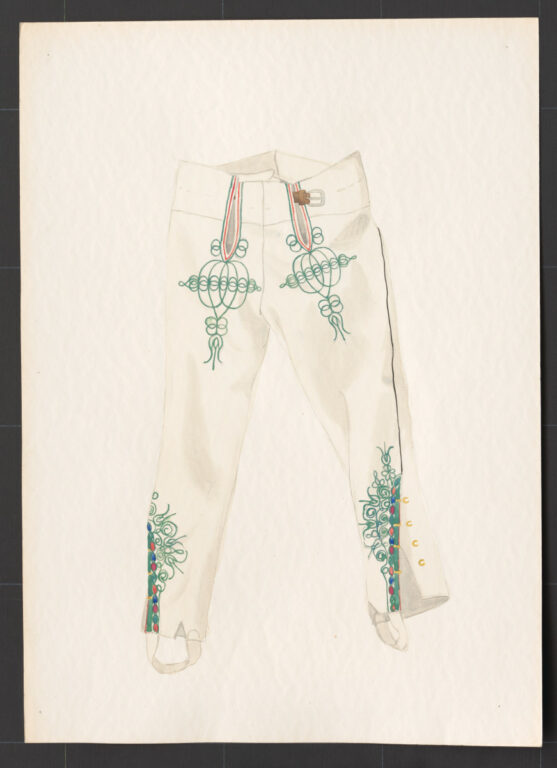 Kresba – nohavice súkenné