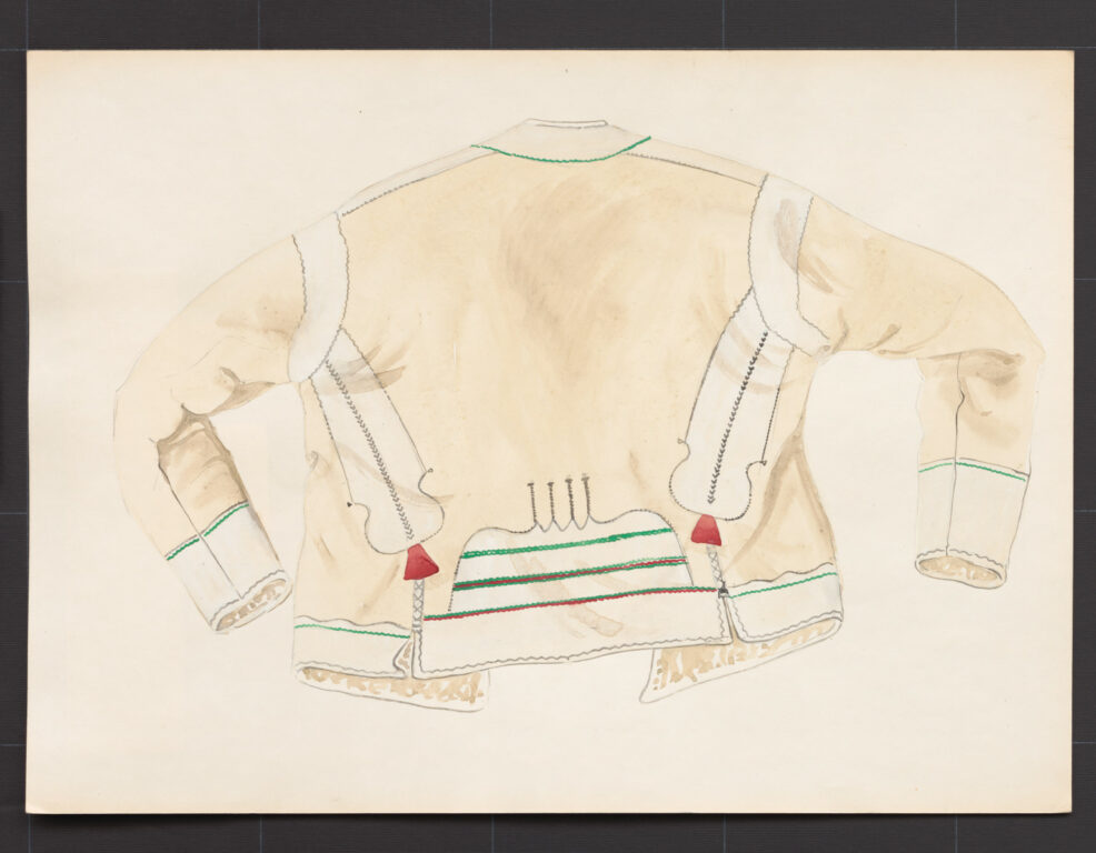 Kresba – kožuch mužský