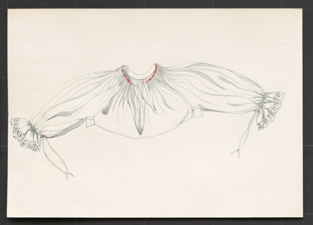 Kresba – rukávce sviatočné