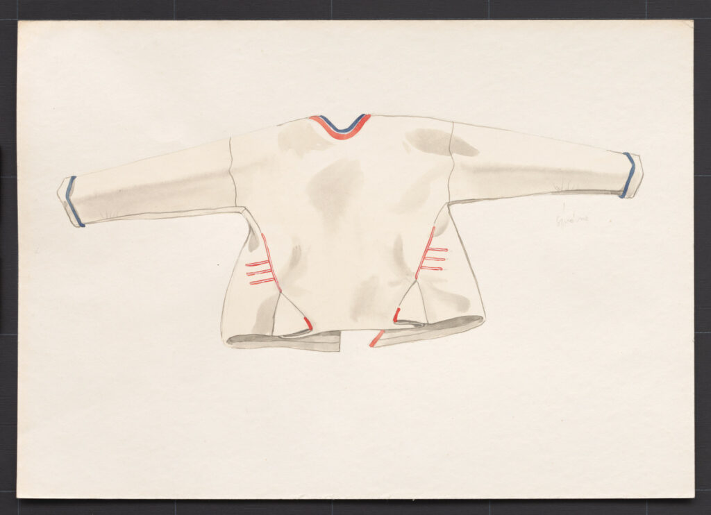 Kresba – kabanica ženská