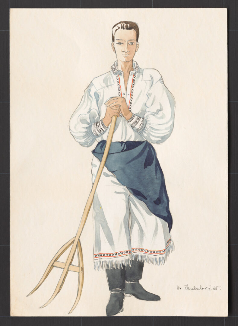 Kresba – odev mužský pracovný