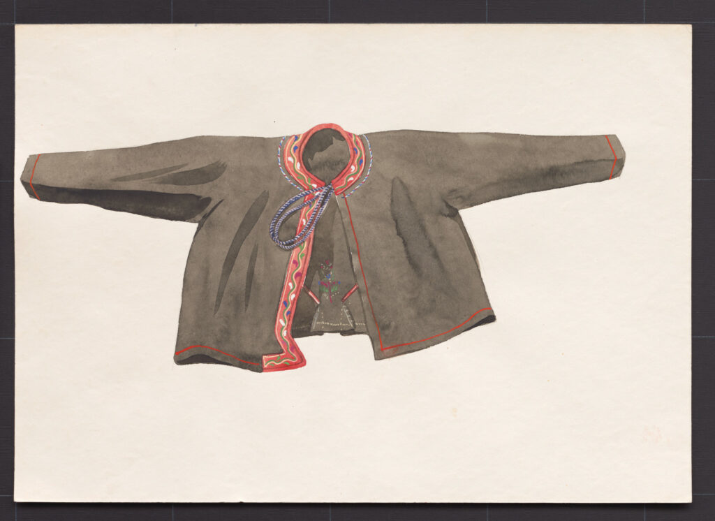 Kresba – kabanica mužská