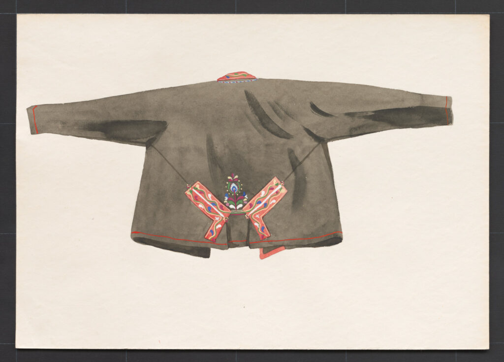 Kresba – kabanica mužská