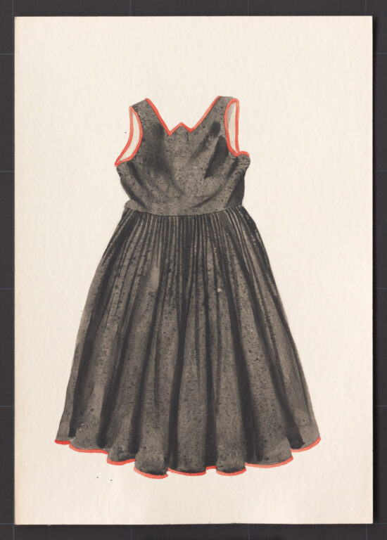 Kresba – sukňa súkenná so živôtikom