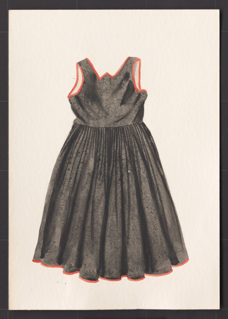 Kresba – sukňa súkenná so živôtikom