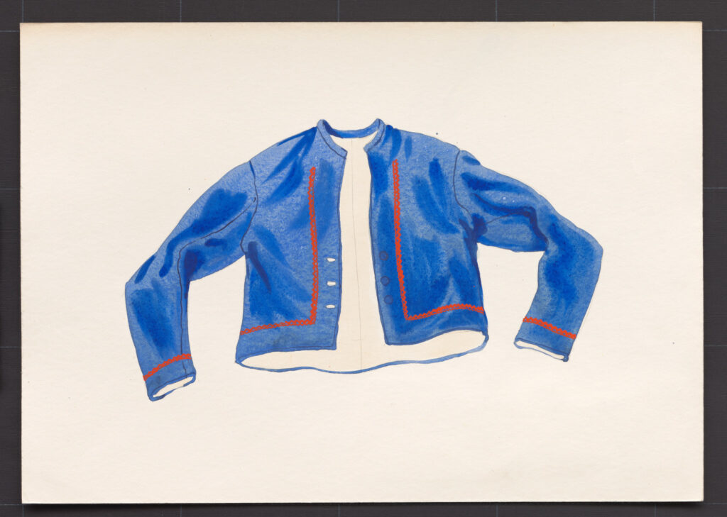 Kresba – kabátik ženský