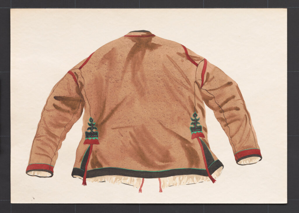 Kresba – kožuch mužský aj ženský