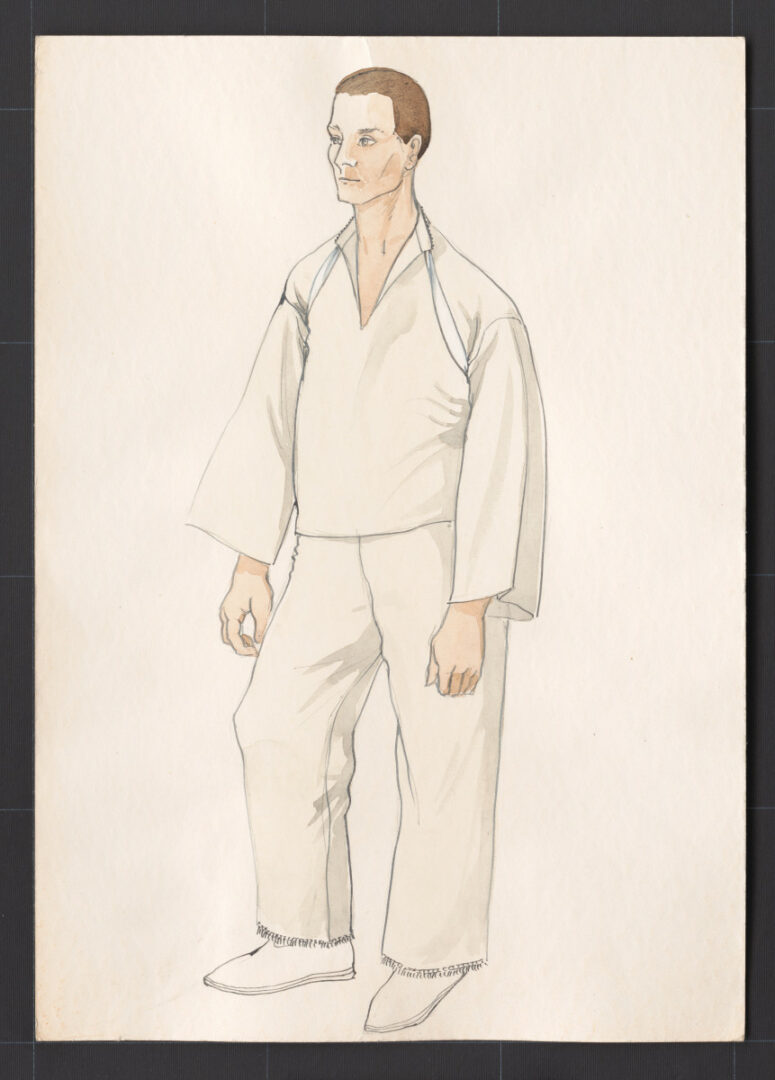 Kresba – odev mužský pracovný