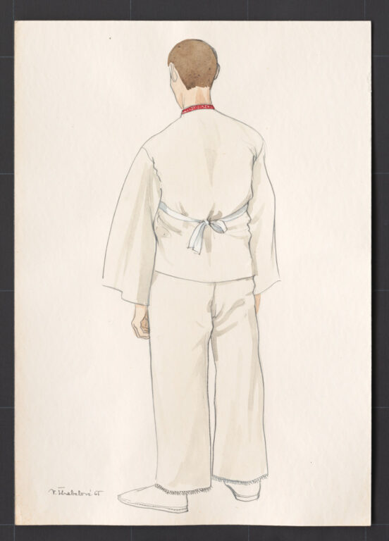 Kresba – odev mužský pracovný