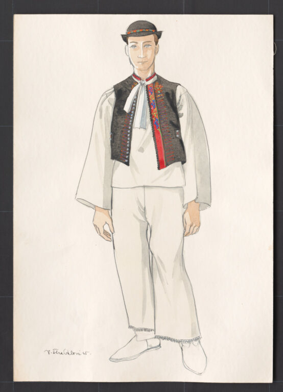 Kresba – odev mužský pracovný