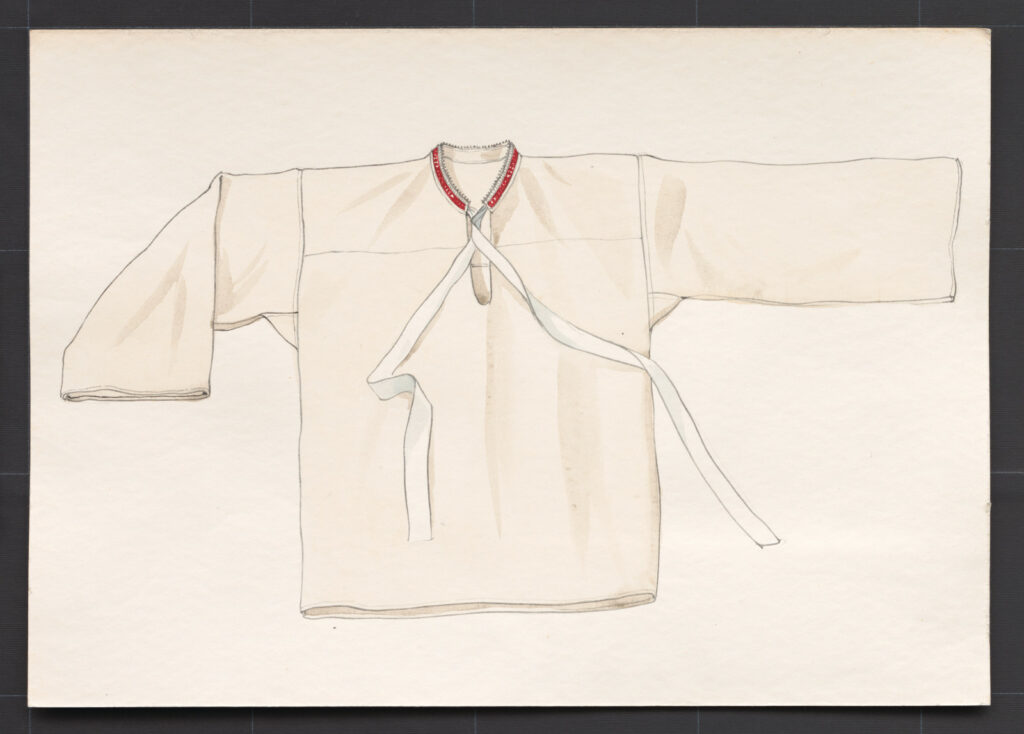 Kresba – mužská košeľa