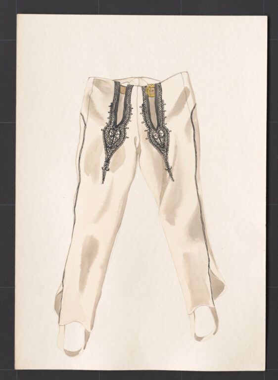 Kresba – nohavice súkenné