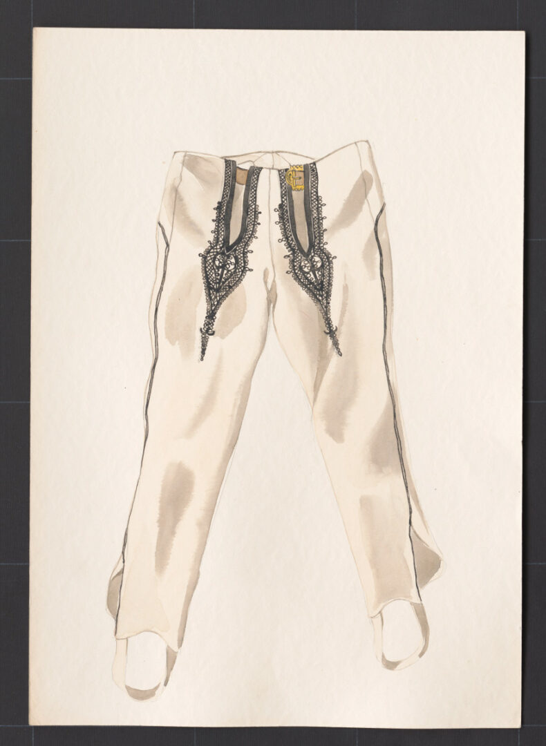 Kresba – nohavice súkenné