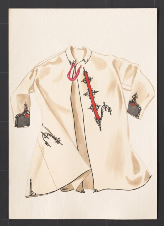 Kresba – kabanica mužská