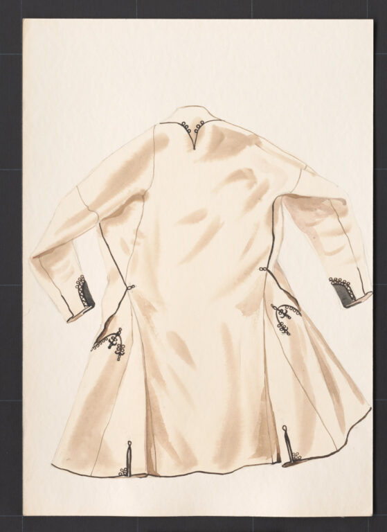 Kresba – kabanica mužská