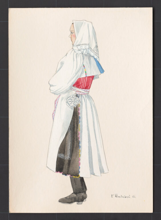 Kresba – odev ženský