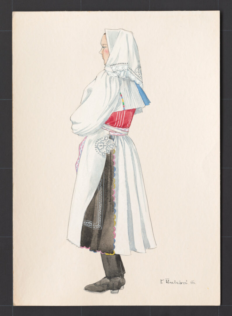 Kresba – odev ženský