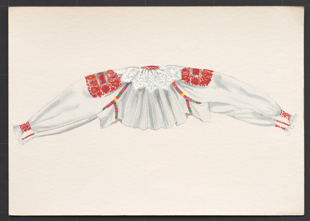 Kresba – rukávce sviatočné