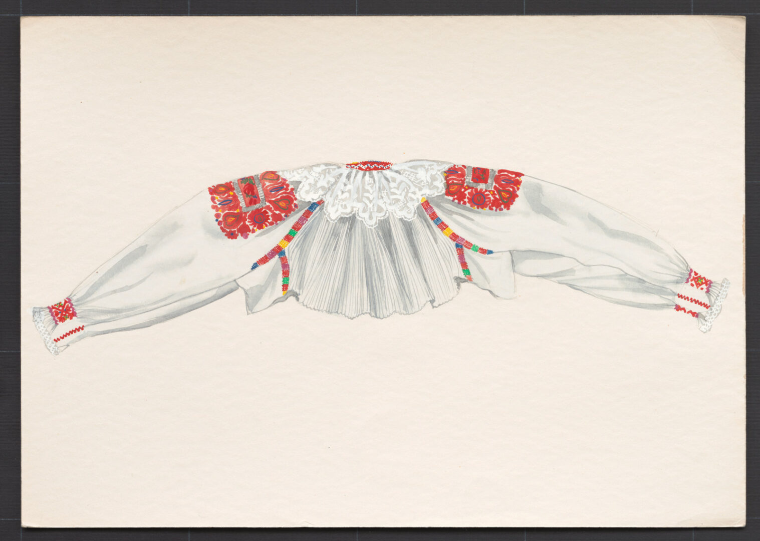 Kresba – rukávce sviatočné