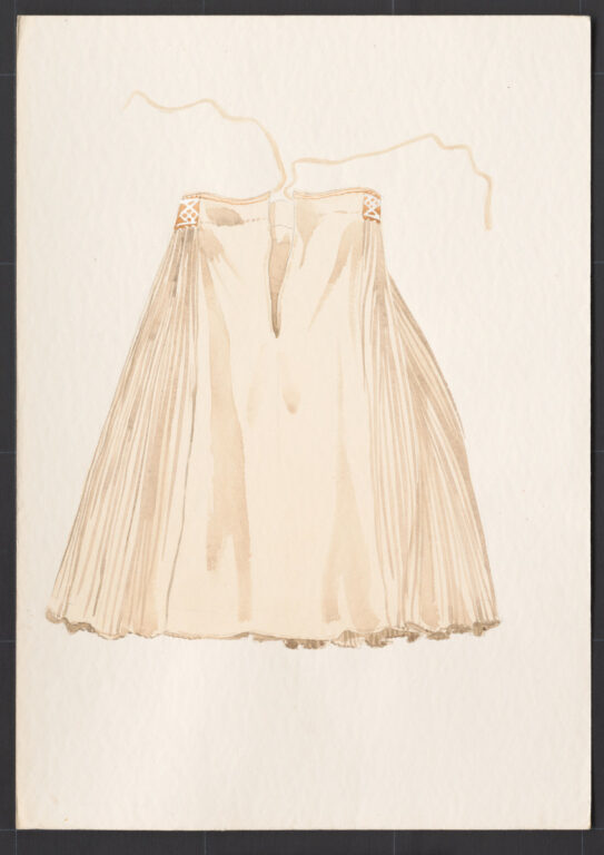 Kresba – sukňa konopná