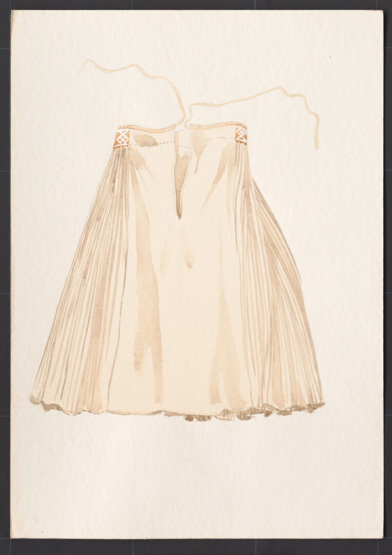 Kresba – sukňa konopná