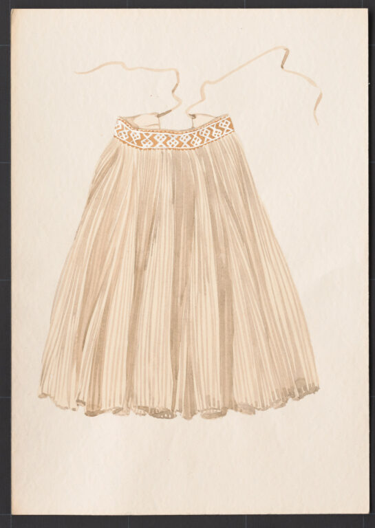 Kresba – sukňa konopná