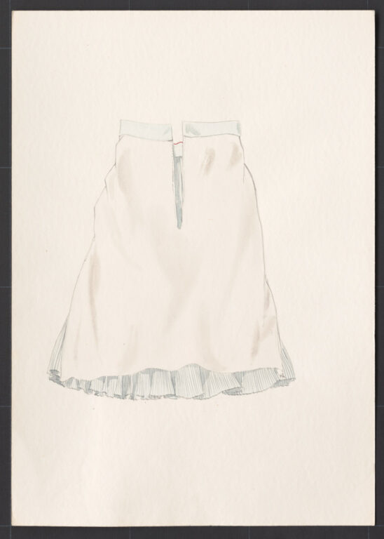 Kresba – sukňa sviatočná