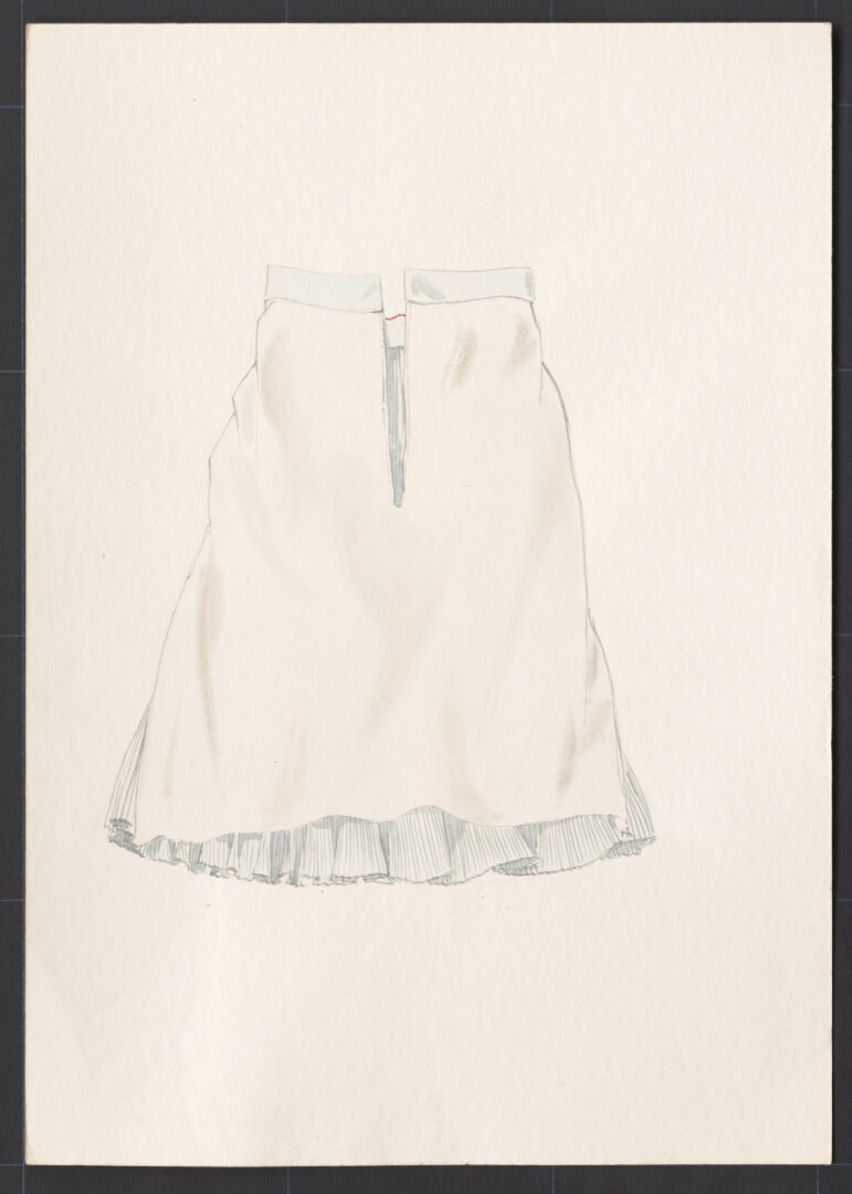 Kresba – sukňa sviatočná