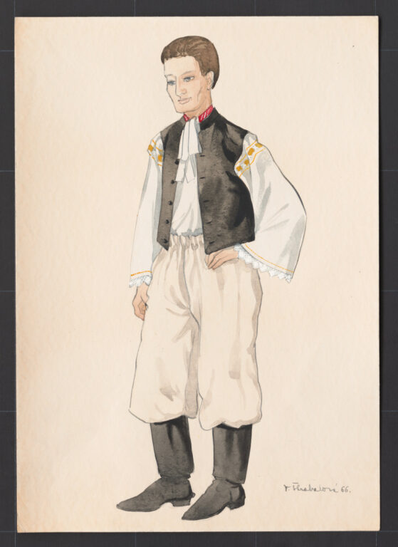 Kresba – odev mužský pracovný