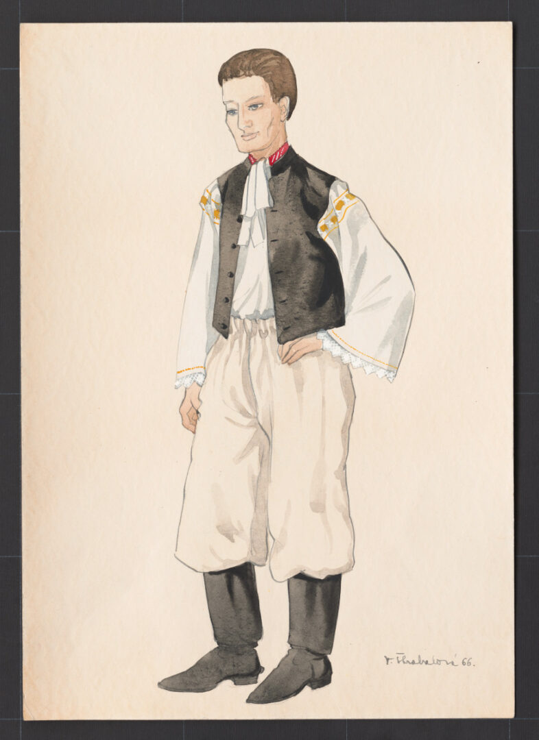 Kresba – odev mužský pracovný