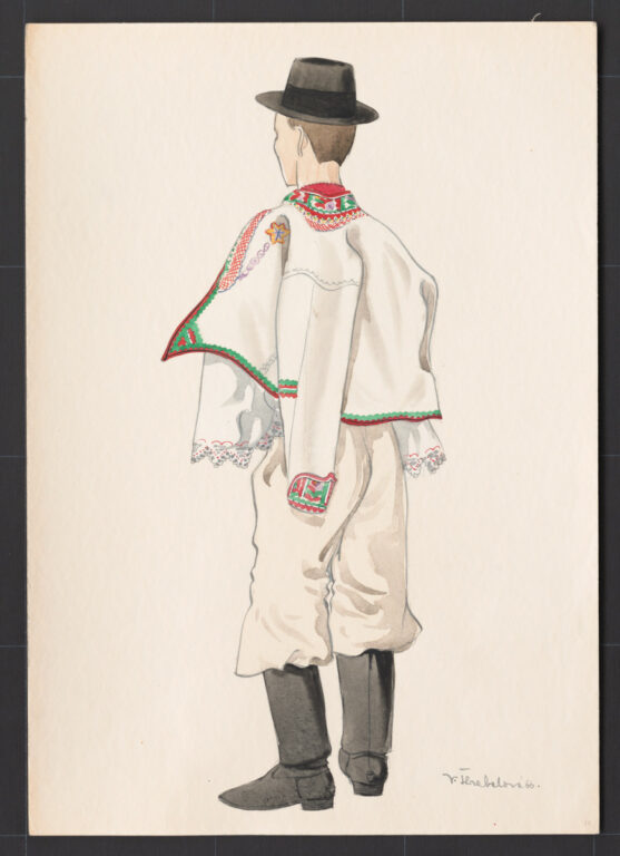 Kresba – odev mužský sviatočný