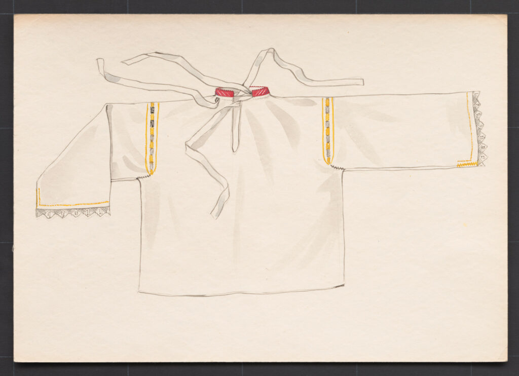 Kresba – košeľa mužská