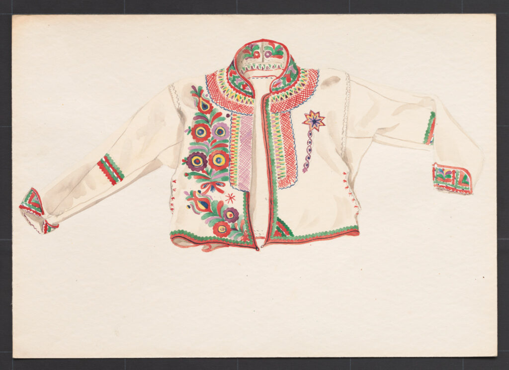 Kresba – kabanica mužská