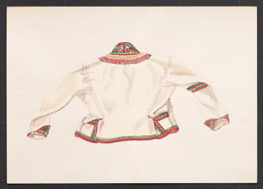 Kresba – kabanica mužská