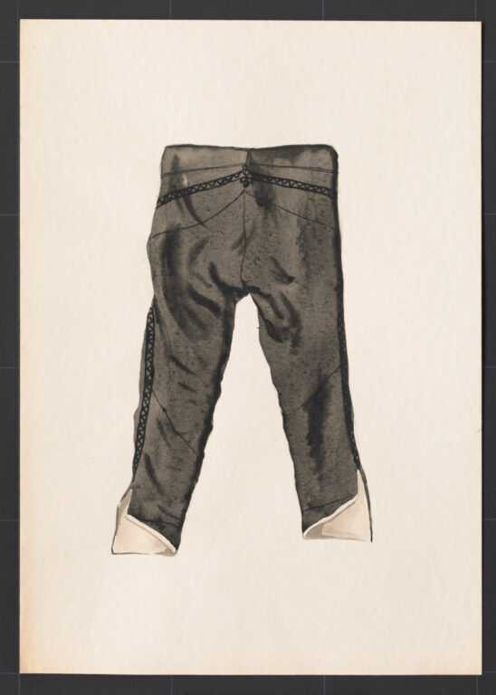 Kresba – nohavice mužské
