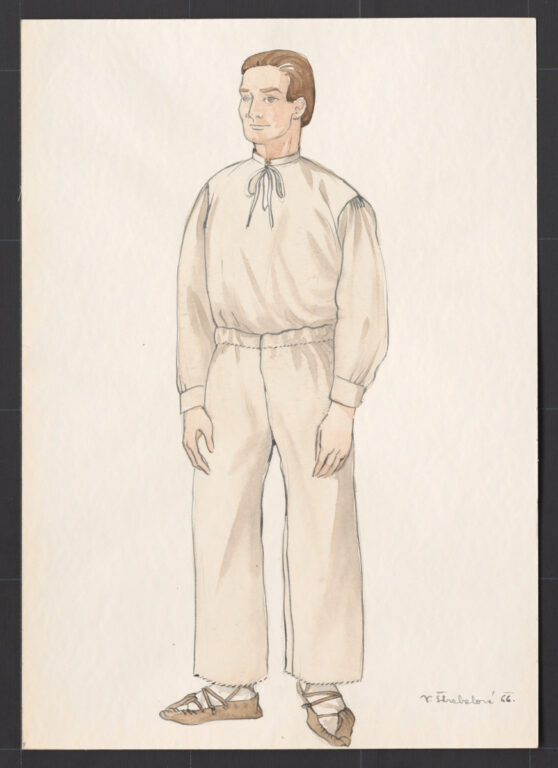 Kresba – odev mužský pracovný