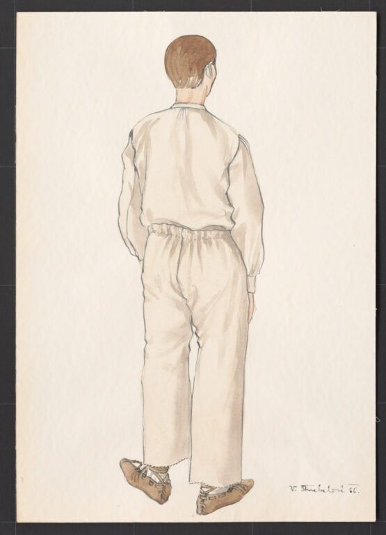 Kresba – odev mužský pracovný